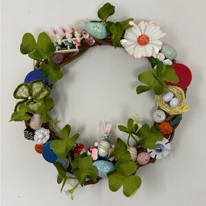 Handmade Easter Trinket Wreath